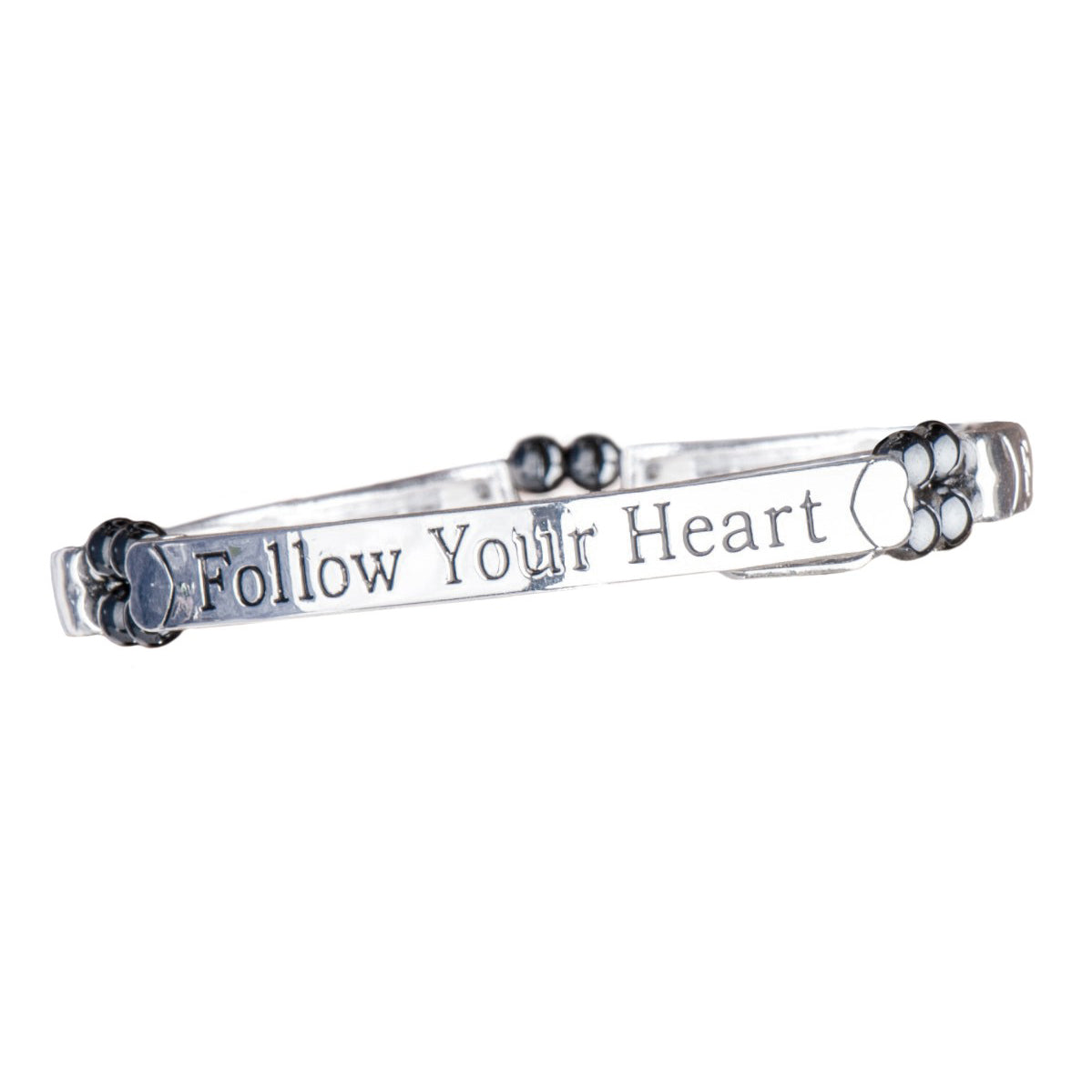 Magnetschmuck Armreif FOLLOW YOUR HEART, 600 Gauss, bioenergetisch